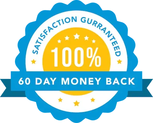 60 day money back guarantee